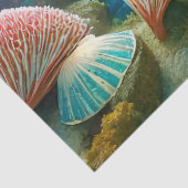 カラフルなサンゴ礁、デザイン1 薄葉紙 (詳細)