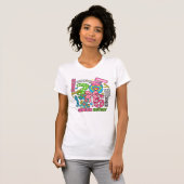 カラフルなシニア祝賀デザイン Tシャツ (正面フル)