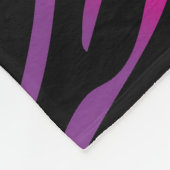 カラフルなシマウマの質 フリースブランケット (角)