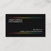 カラフルなシャッターカメラマン 名刺 (裏面)