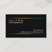 カラフルなシャッターカメラマン 名刺 (裏面)