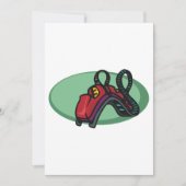 カラフルなジェットコースターの乗車体験 招待状 (正面)