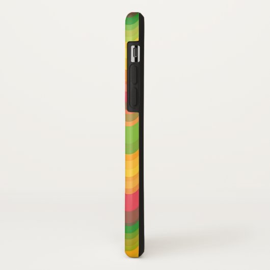 カラフルなジグザグ形モダンなパターンシェブロンの電話箱 Case-Mate iPhoneケース (裏面/左)