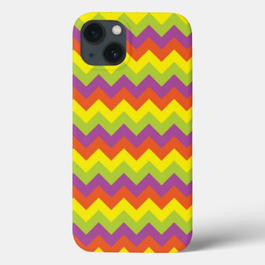 カラフルなジグザグiPad - ベアリーゼア ケース Case-Mate iPhoneケース (裏面)