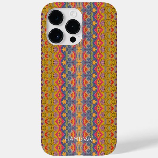 カラフルなジプシー HAMbyWG iPhoneケース Case-Mate iPhoneケース (裏面)