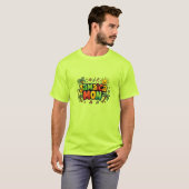 カラフルなジャマイカ・モン Tシャツ (正面フル)