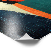 カラフルなジャングルの仲間たち 動物ポスター フォトプリント            (角)