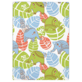 カラフルなジャングル象 クリップボード (裏面)