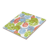 カラフルなジャングル象 タイル (側面)