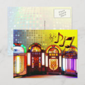 カラフルなジュークボックス ポストカード (正面/裏面)