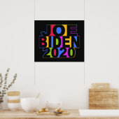 カラフルなジョー・バイデン2020ポスター ポスター (キッチン)