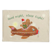 カラフルなジンジャーブレッドのクッキー 枕カバー (裏面)