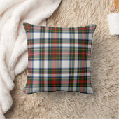 カラフルなステュワートの服のタータンチェック格子縞の枕 クッション (ブランケット)