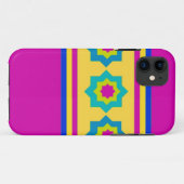 カラフルなストライプと星 Case-Mate iPhoneケース (裏面(横))