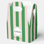 カラフルなストライプ企業の業務促進ギフト フェイバーボックス (オープン)