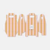 カラフルなストライプ会社のビジネスプロモーションギフト フェイバーボックス (折り畳みなし)