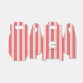 カラフルなストライプ会社のビジネスプロモーションギフト フェイバーボックス (折り畳みなし)