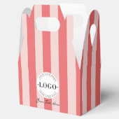 カラフルなストライプ会社のビジネスプロモーションギフト フェイバーボックス (オープン)