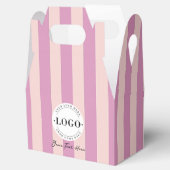 カラフルなストライプ会社のビジネスプロモーションギフト フェイバーボックス (オープン)