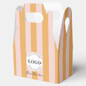 カラフルなストライプ会社のビジネスプロモーションギフト フェイバーボックス (オープン)