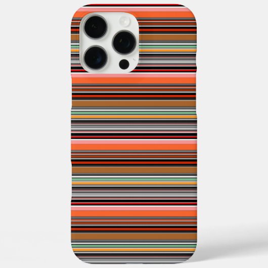 カラフルなストライプ Case-Mate iPhoneケース (裏面)