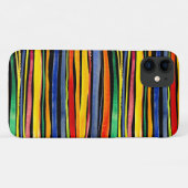 カラフルなストライプ Case-Mate iPhoneケース (裏面(横))