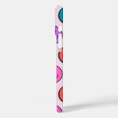 カラフルなスマイリーフェイス柄のiPhone 16 Plusケース Case-Mate iPhoneケース (裏面 / 左)