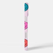 カラフルなスマイリーフェイス柄のiPhone 16 Plusケース Case-Mate iPhoneケース (裏面 / 右)