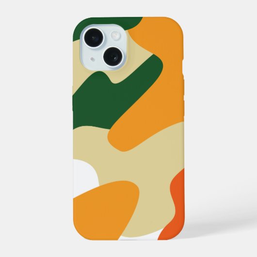 カラフルなスマホケース iPhone 15ケース (裏面)