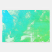 カラフルなスモーキーなぼかしデコパージュ ラッピングペーパーシート (正面2)