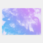 カラフルなスモーキーなぼかしデコパージュ ラッピングペーパーシート (正面)