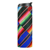 カラフルなセラペのストライプサーマルタンブラー タンブラー (回転左)