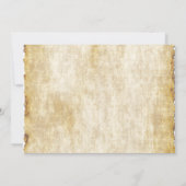 カラフルなセントパトリックデーパーティ ヴィンテージ羊皮紙 招待状 (裏面)