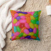 カラフルなゼリー菓子キャンデー クッション (ブランケット)