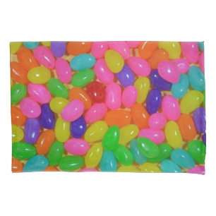 カラフルなゼリー菓子キャンデー 枕カバー
