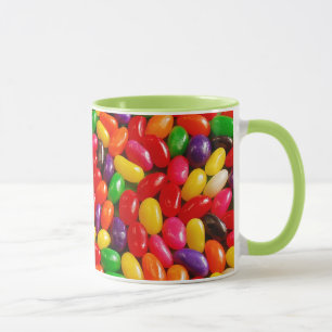 カラフルなゼリー菓子パターンマグ マグカップ