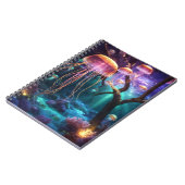 カラフルなゼリー魚 – 海生活 – 水中の世界 ノートブック (左側)