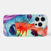 カラフルなソーセージ犬  iPhoneケース (裏面横)
