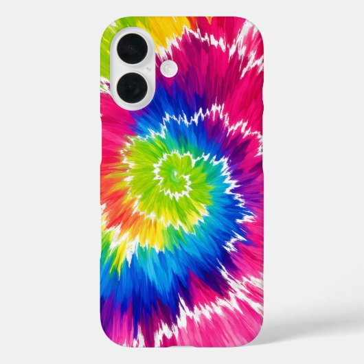 カラフルなタイダイ携帯ケース Case-Mate iPhoneケース (裏面)