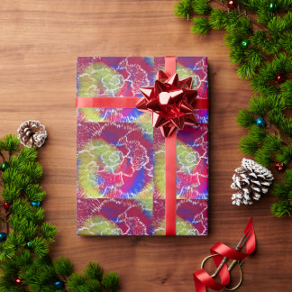 カラフルなタイダイ・ラッピングペーパー 🎁 ラッピングペーパー