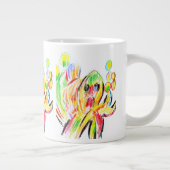 カラフルなタコ ジャンボコーヒーマグカップ (右)