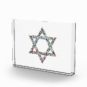 カラフルなダビデの星 フォトブロック (右)