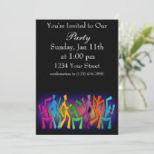 カラフルなダンサー 招待状 (スタンド正面)