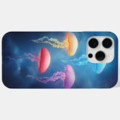 カラフルなダンシングクラゲ Case-Mate iPhoneケース (裏面 (横))
