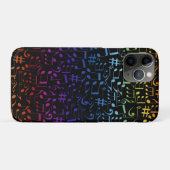 カラフルなダンシング音符 ミュージシャン 音楽好き Case-Mate iPhoneケース (裏面(横))