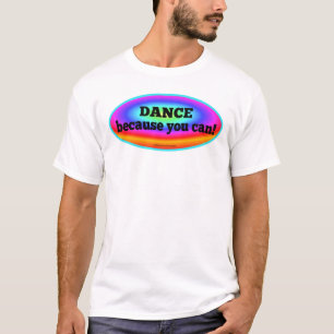 カラフルなダンスのワイシャツできるので踊って下さい Tシャツ