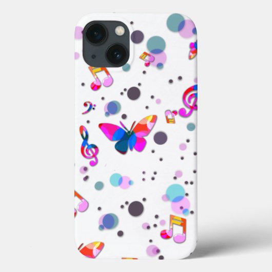 カラフルなダンスミュージック Case-Mate iPhoneケース (裏面)