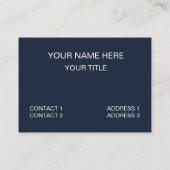 カラフルなチェッカーボードパターン 名刺 (裏面)