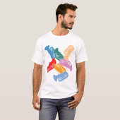 カラフルなチューバ Tシャツ (正面フル)