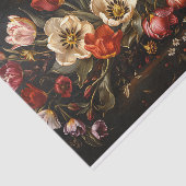 カラフルなチューリップの絵 ボタニカル デコパージュ 薄葉紙 (詳細)